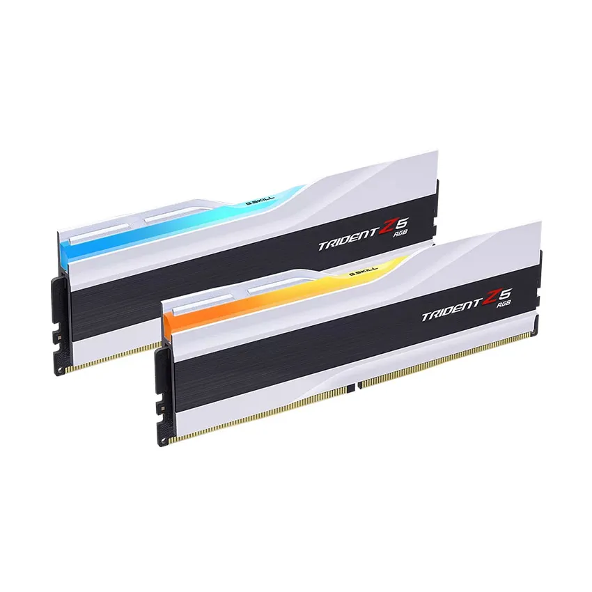 Ram Desktop Gskill TRIDENT Z5 RGB (F5-6000J3040G32GX2-TZ5RW) 64GB (2 x 32GB) DDR5 6000Mhz